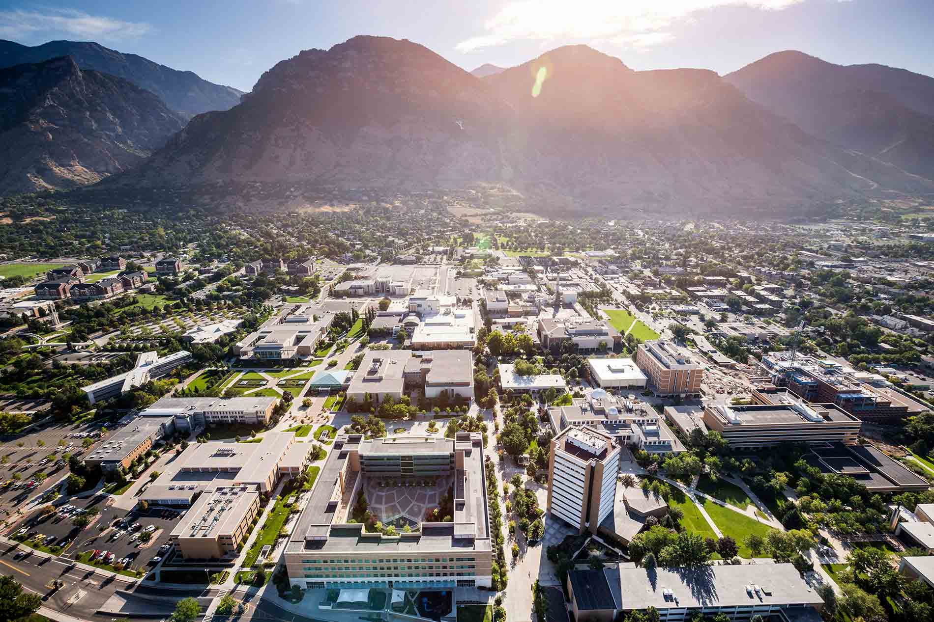 BYU campus in Provo, UT